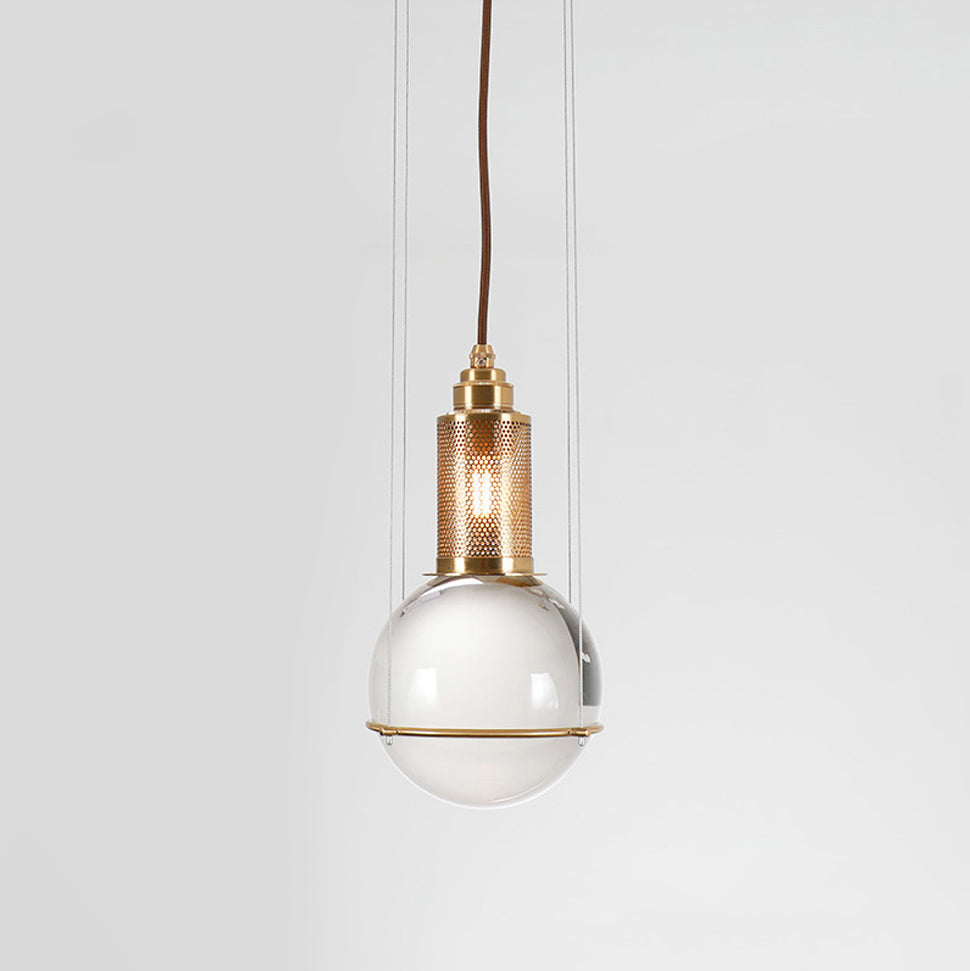 Cradle brass mid on sale century pulley pendant light