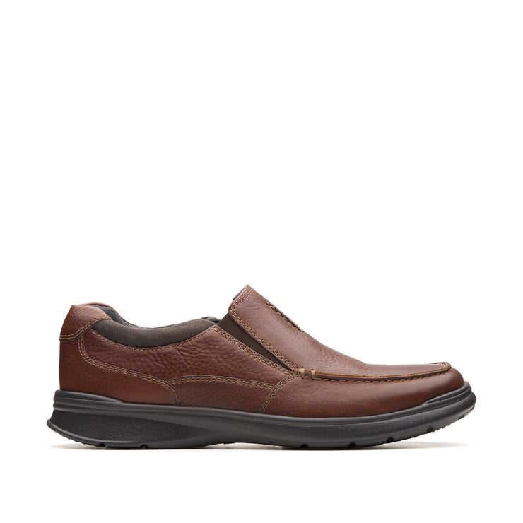 clarks cotrell free leather slip on shoe