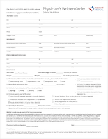 Enteral Order form