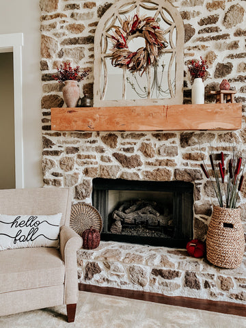 Fall Mantel Decorating Ideas – Old Time Pottery
