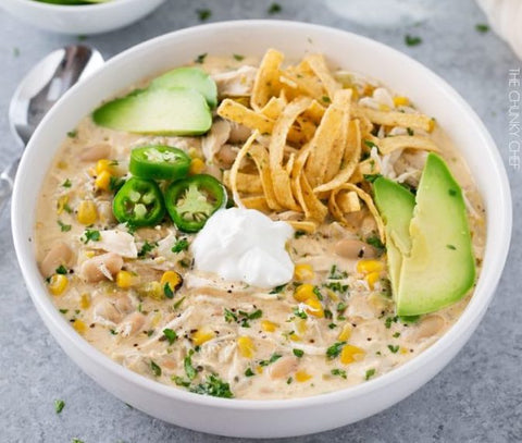 white chicken chili slow cooker