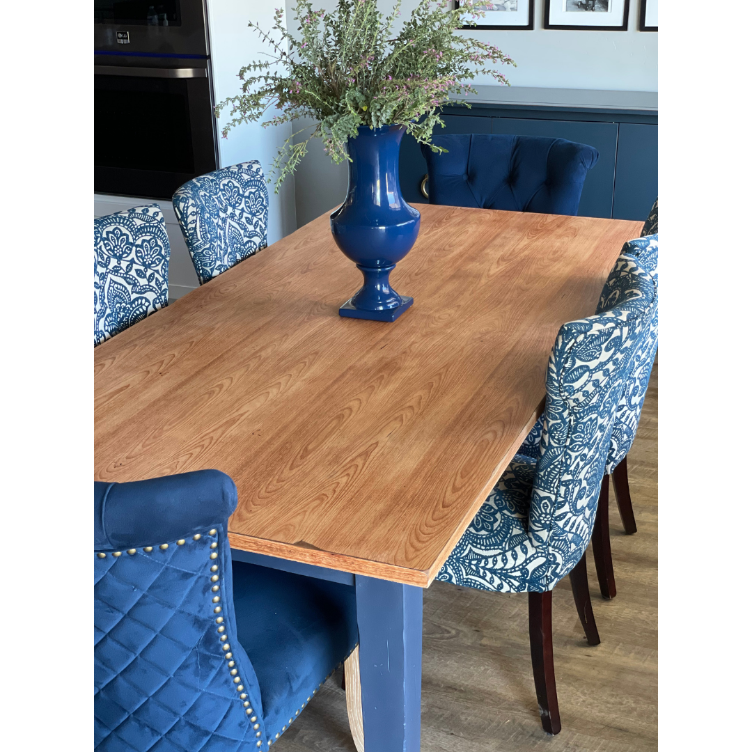 Kitchen Table with Natural Wax After 2