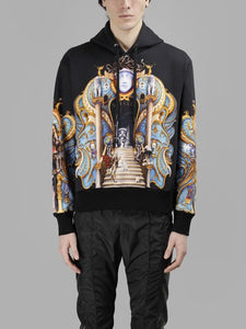 versace skater olympus print hoodie