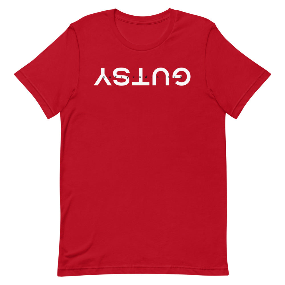 Product Image of Gutsy Radio Logo Red Unisex T-Shirt #1