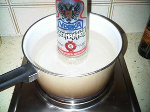 Recette Vodka caramel