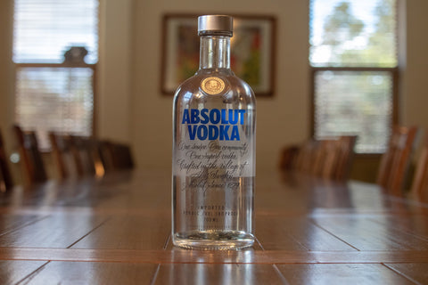 vodka absolut ouverte