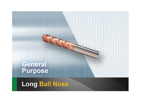 Long square ball nose 