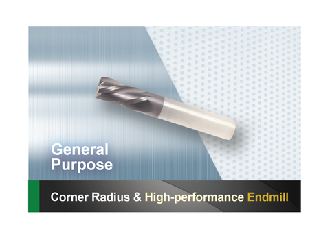 Corner radius high-performance end mill SCTools HTC