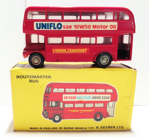 Budgie Toys 236 Uniflo London Transport AEC Routemaster Bus 1970's MIB