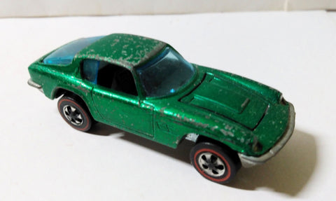 Hot Wheels Redline 6277 Maserati Mistral Hong Kong 1969 Green