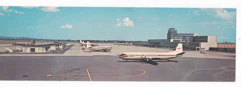 Montreal Dorval Airport Trans-Canada Airlines Vickers Vanguard 1960's