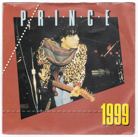 Prince 1999 7" 45rpm Vinyl Single 1982 Benelux Belgium