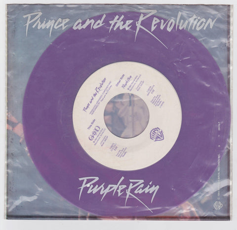 Prince and the Revolution Purple Rain 7" 45rpm Purple Vinyl 1984