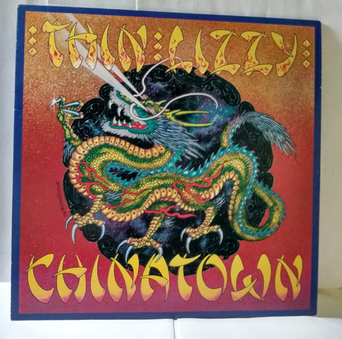 Thin Lizzy Chinatown Irish Hard Rock BSK 3496 12" Vinyl LP 1980