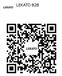 Der QR-Code des Wechats von LEKATO B2B