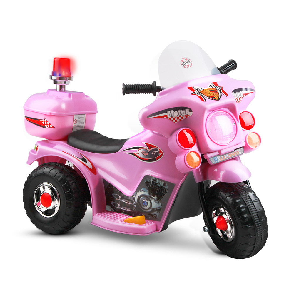 pink motorbike ride on