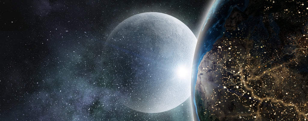 La distance entre la terre et la lune
