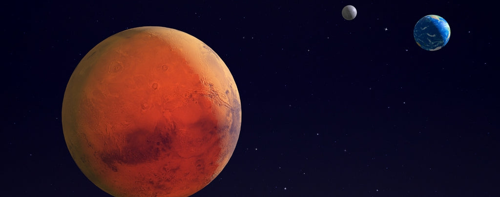 Mars et la Lune