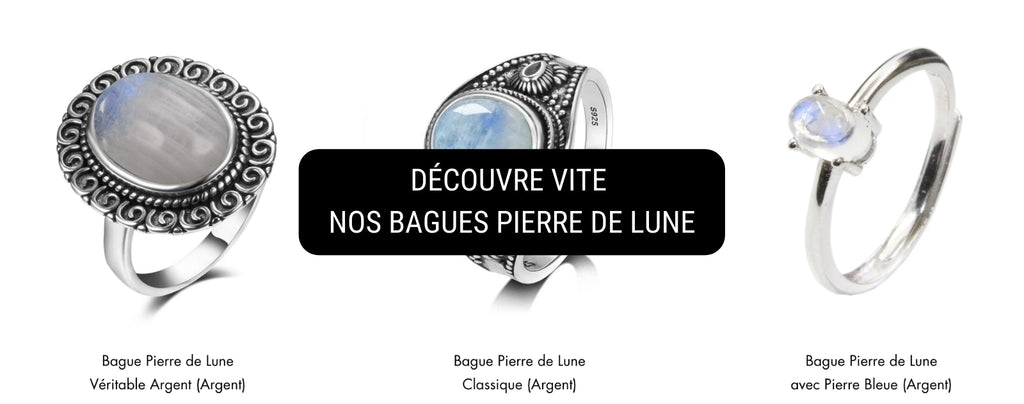 Bagues Pierre de Lune