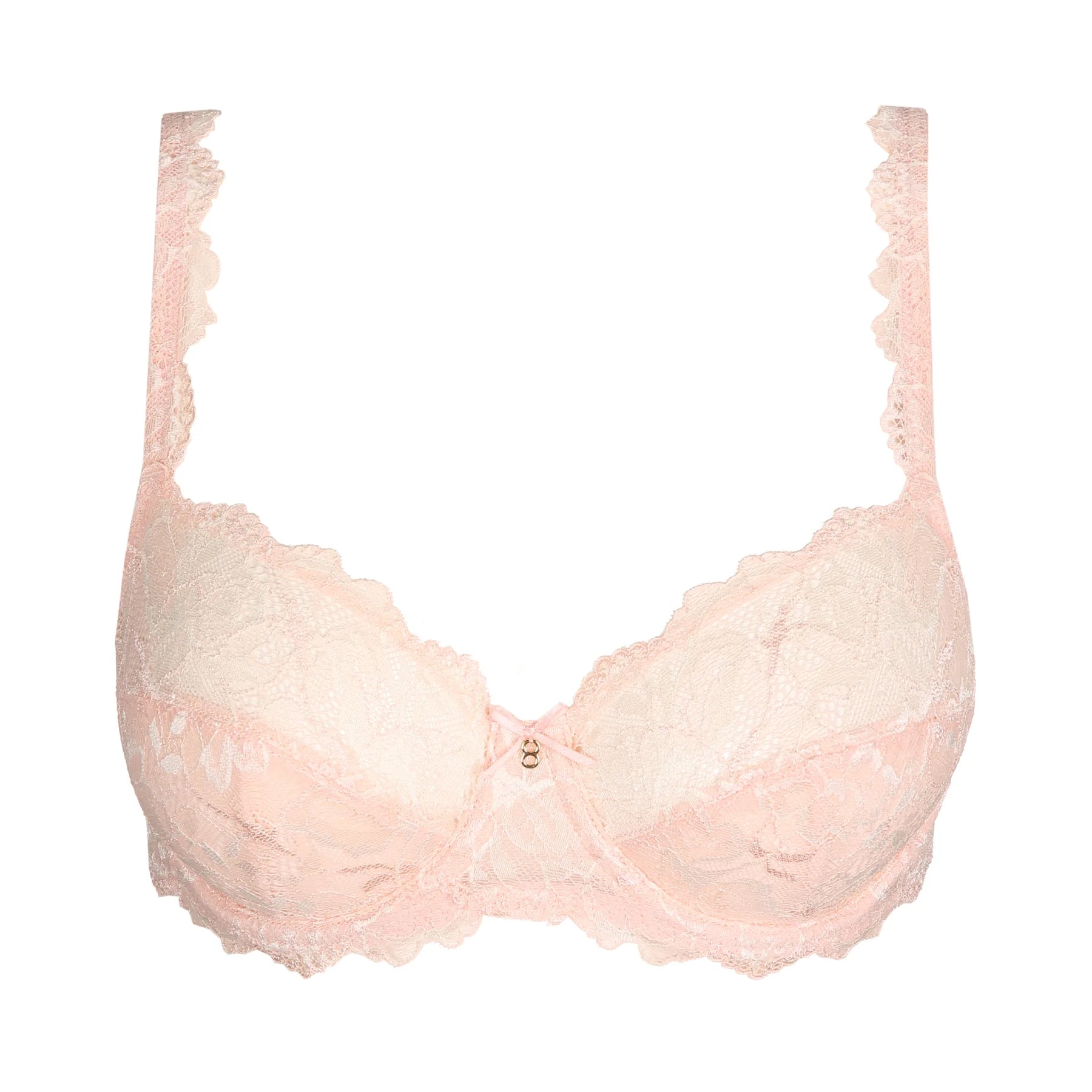 M&S Underwired White/Pink Full Cup Boutique Bra. 28C Hearts NWT *FREE  POSTAGE*