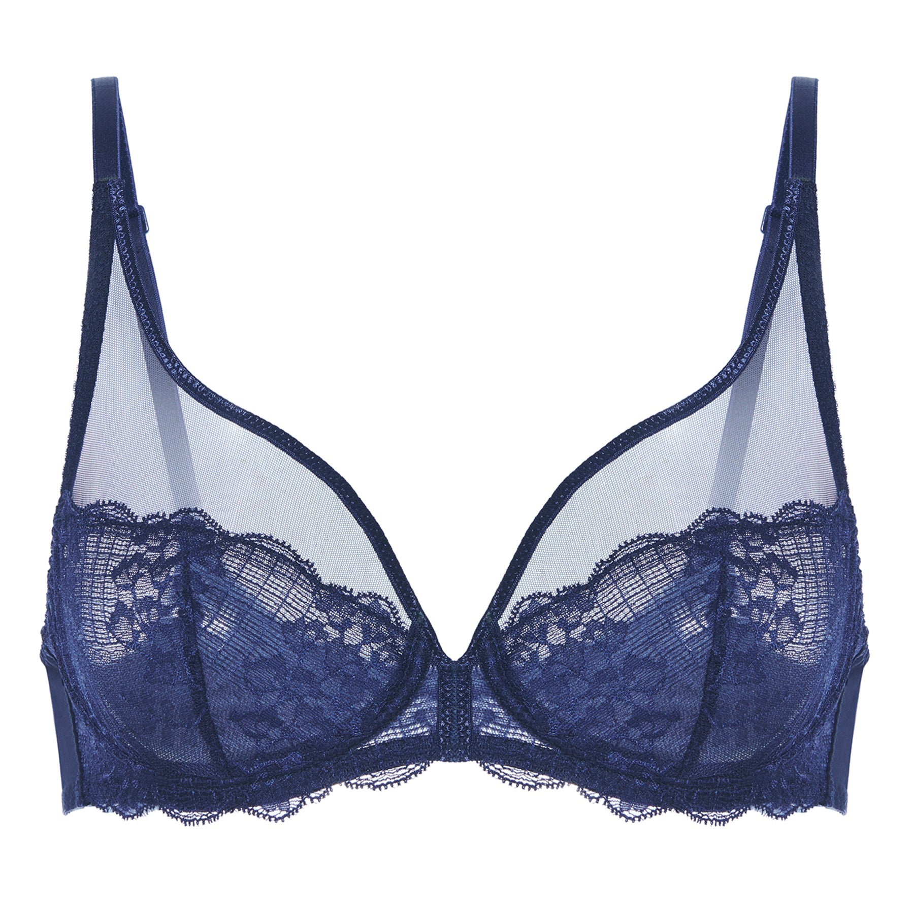 Push-up bra molded cup navy GLEM Jasmine 1030/70, Navy blue