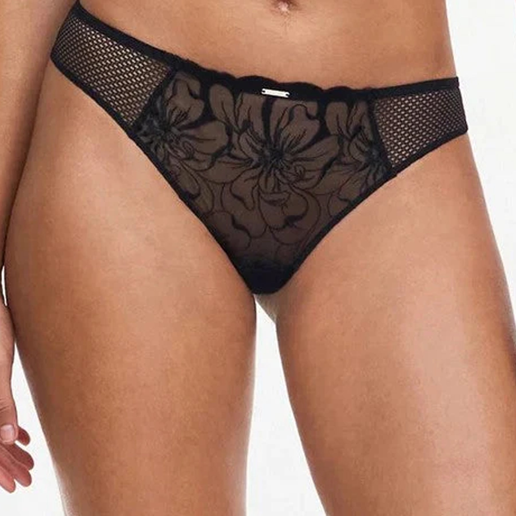 Chantelle Fleurs Lace Thong