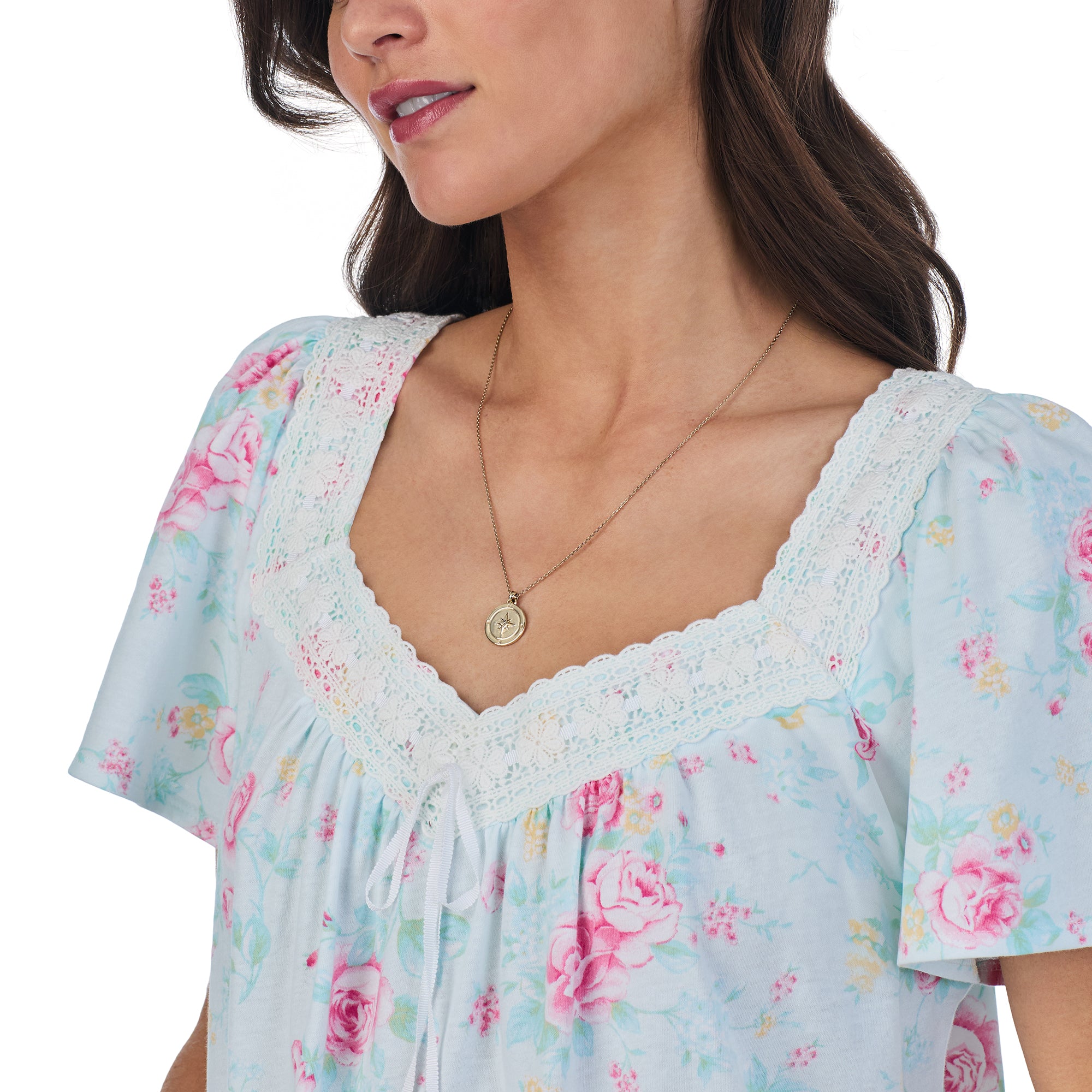 Carole Hochman Flutter Sleeve Waltz Nightgown