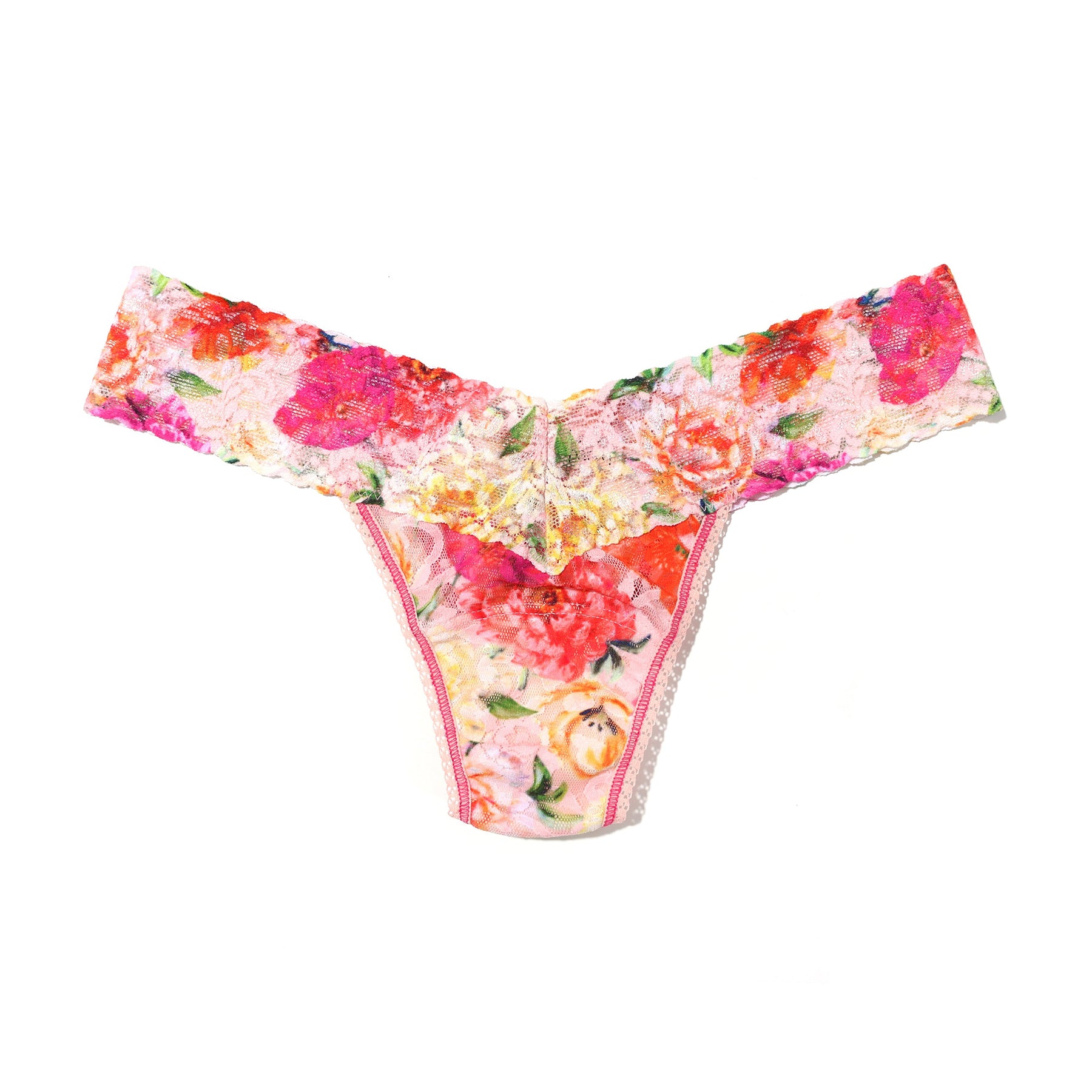 Hanky Panky Dream Printed Original Rise Thong (PR681104)- Fields Of Go -  Breakout Bras