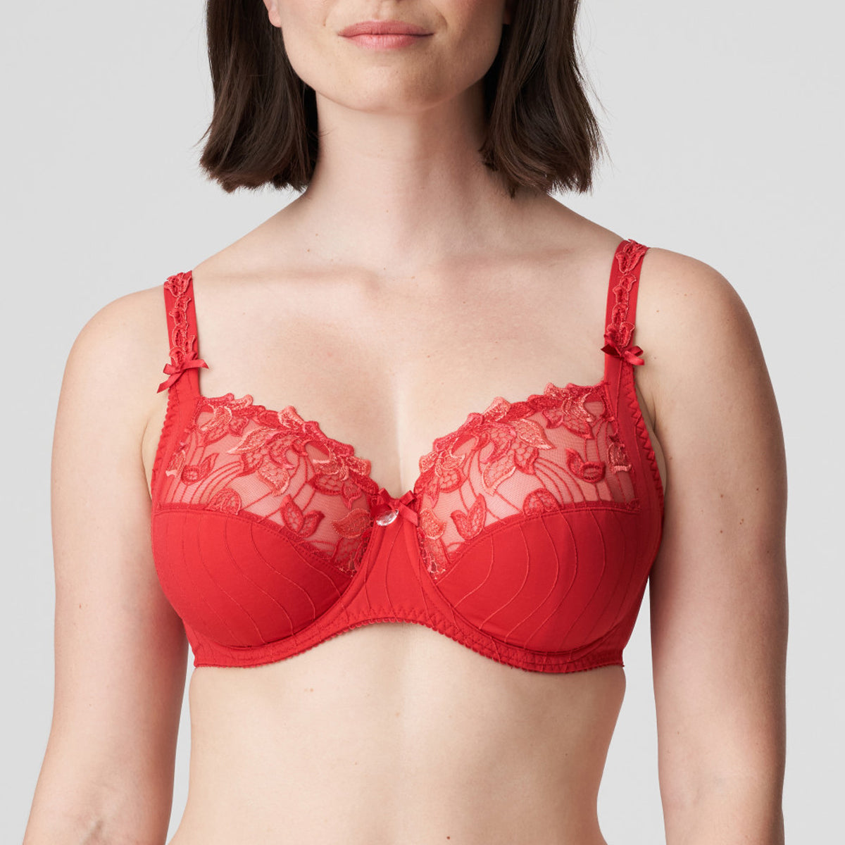 CHANTELLE BRA LE Marais Flame Red Size 38DD Underwired Half Cup Balcony  2735 £24.89 - PicClick UK