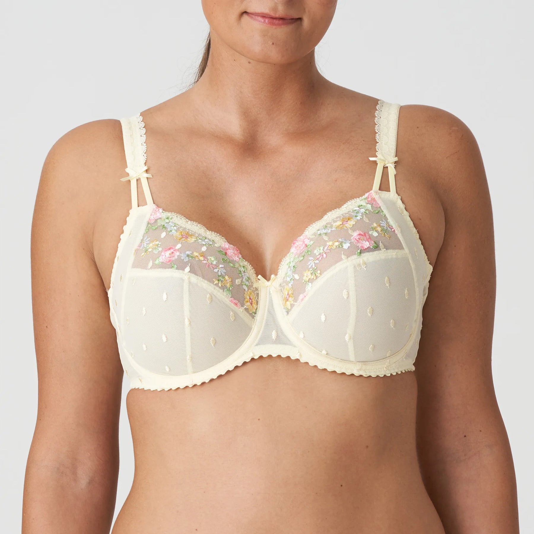 Average Size Figure Types in 40B Bra Size D Cup Sizes Ivory by Dominique  Bridal, Longline and Multi Section Cups Bras