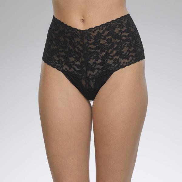 Hanky Panky Plus Size Signature Lace Retro Rise Thong