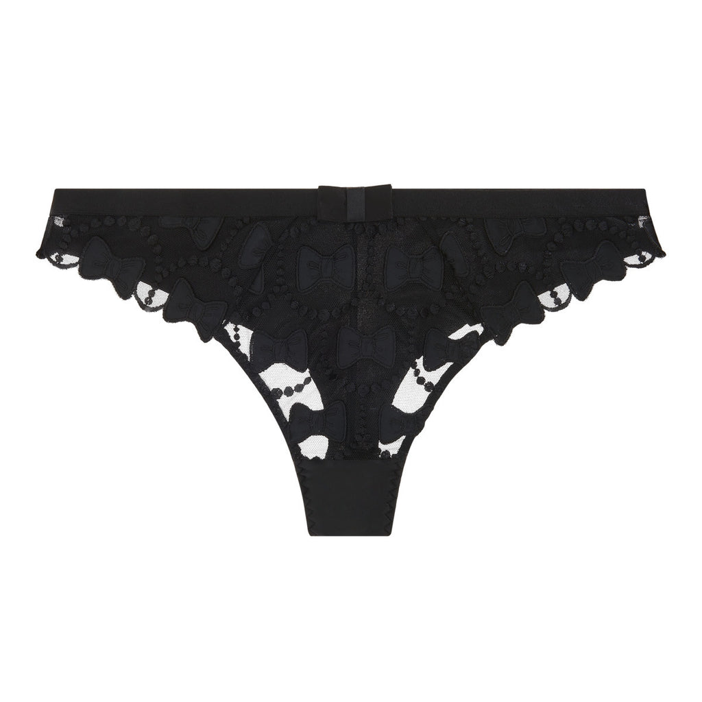 AubadexViktorandRolf black thong at Linea Intima