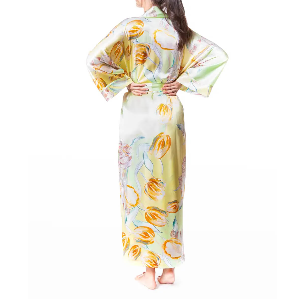 Christine Silk Avignon Long Robe