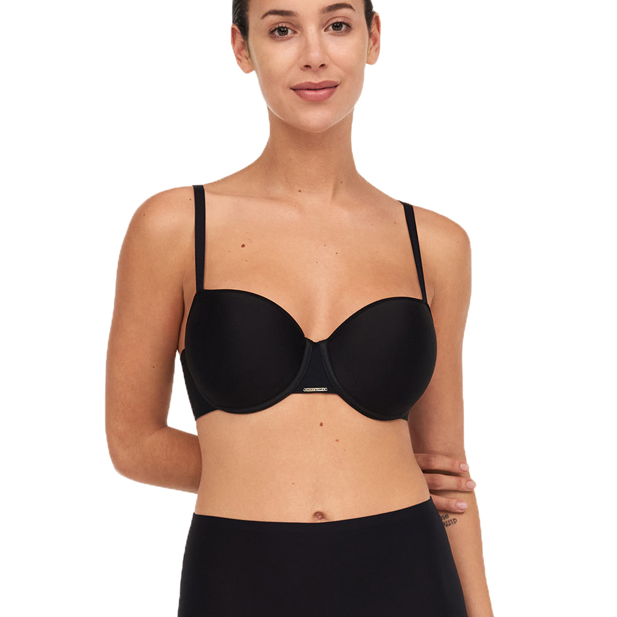 Chantelle Intimates Prime Spacer Cup Underwire Black T-Shirt Bra 45222 Size  34DD