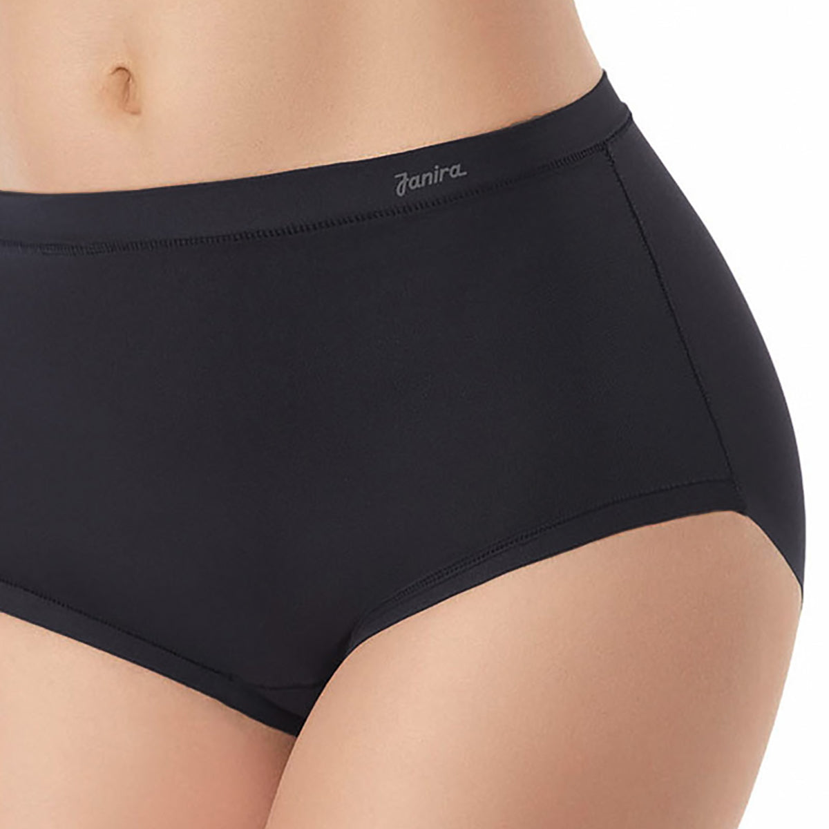 HANRO - Cotton Sensation - Long Leg Boxer Brief With Fly - black