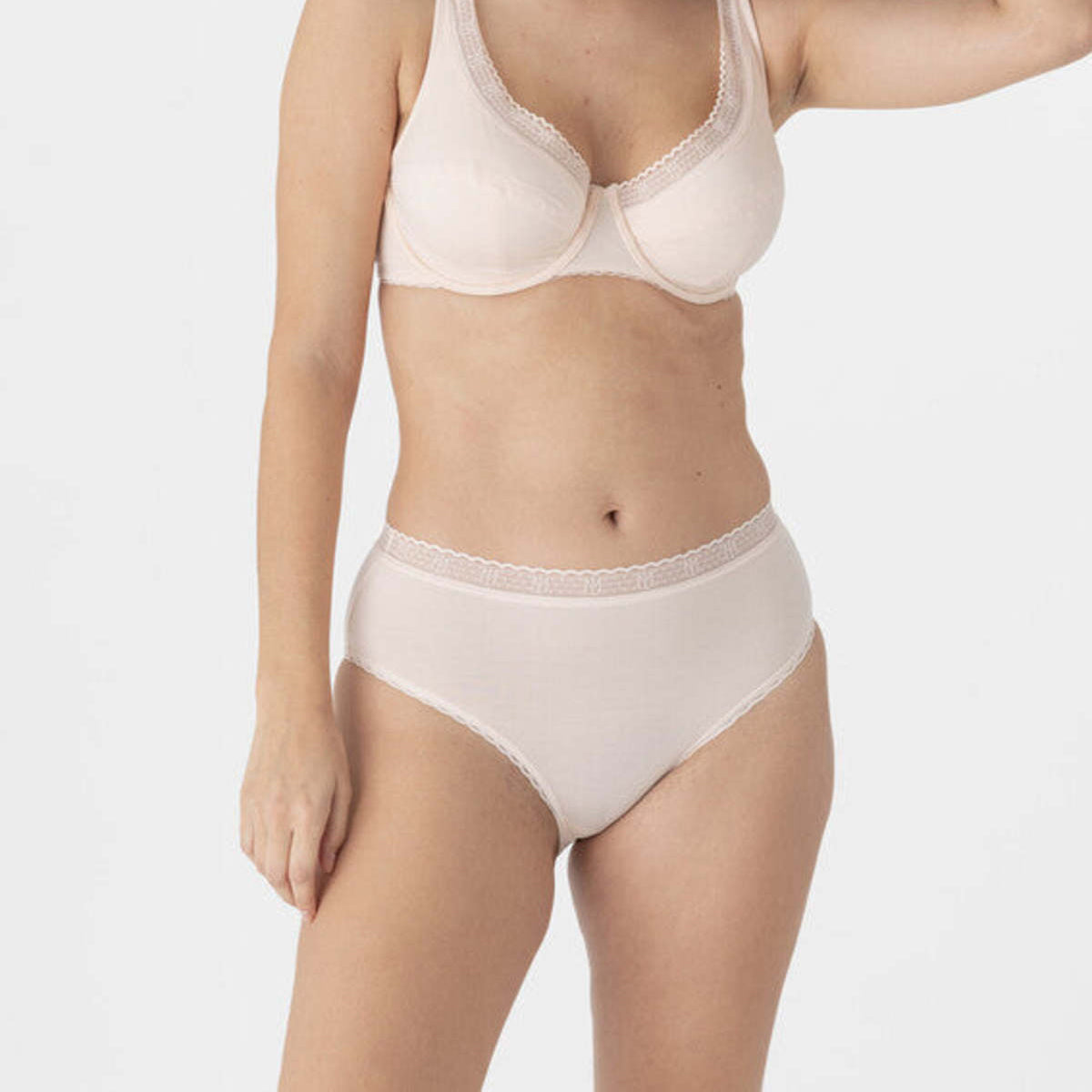 PACT Women's White Everyday French Cut Bikini S