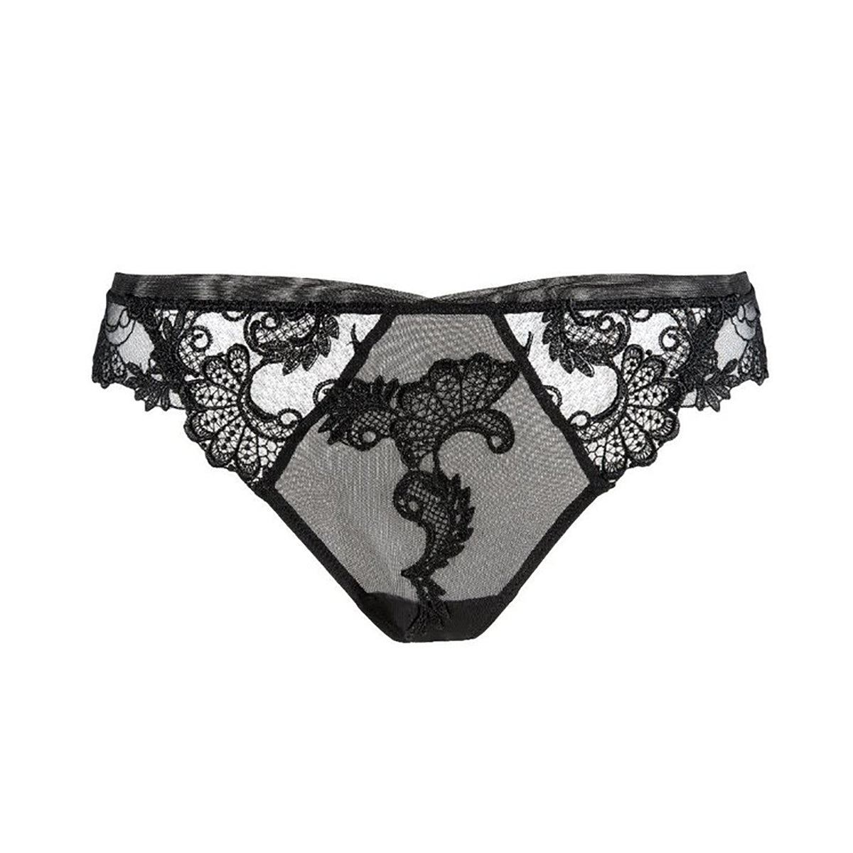 Lise Charmel Women's Designer Black Panty EUR UK US Small IT 2 Brand New