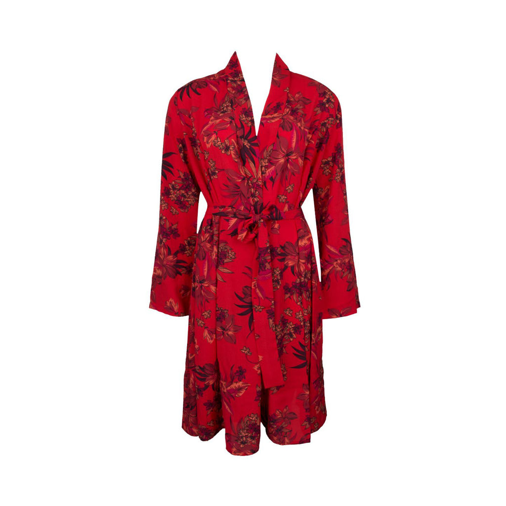 Lise Charmel Red Silk Robe $319 Linea Intima