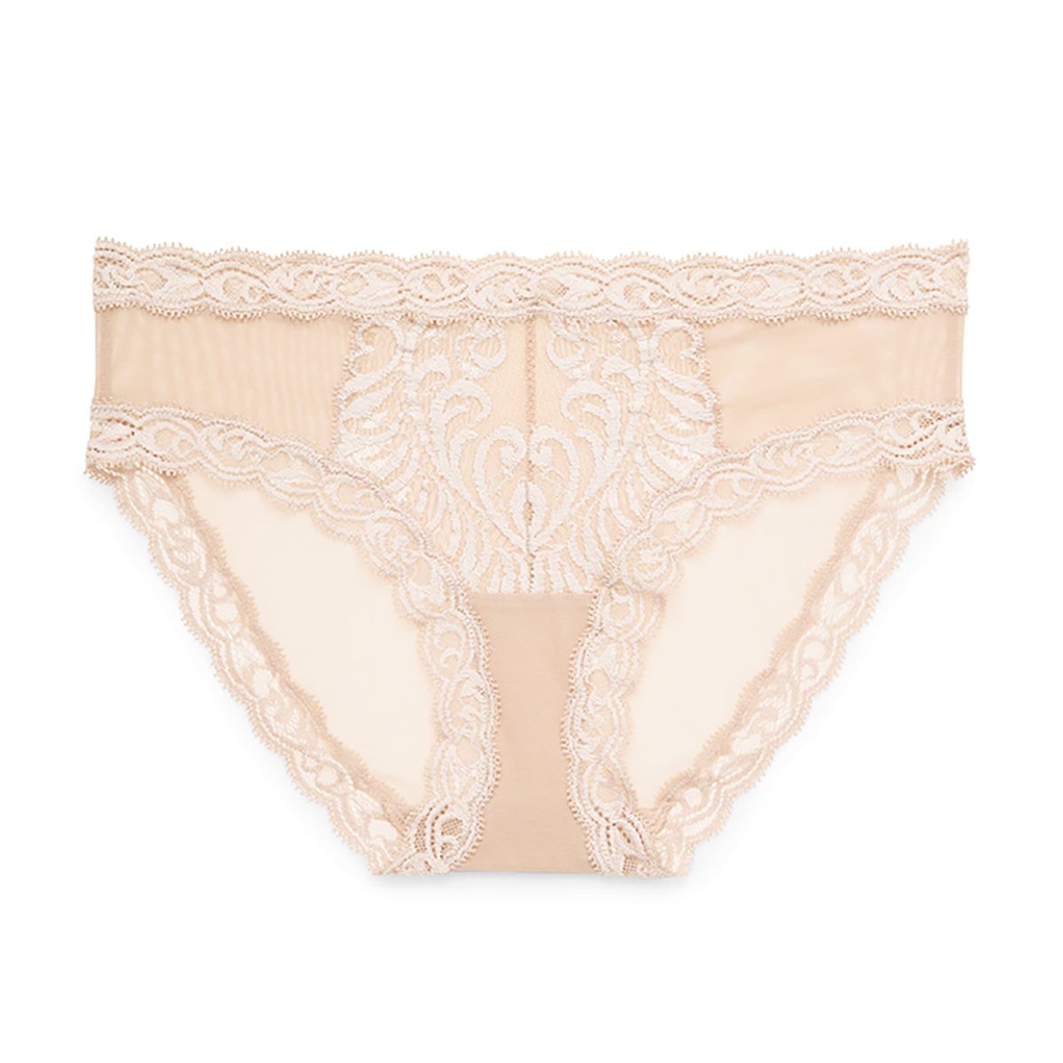 Lace Trim Open Back Panty 1129269