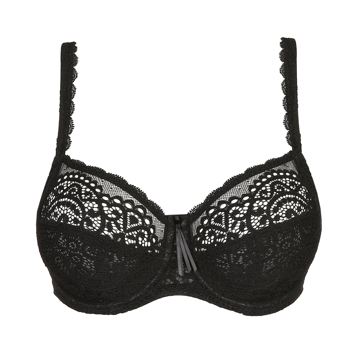 Open Cup Bra Set with Choker in Black – Liloo Signature