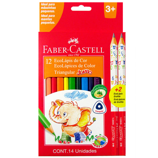Lápices De Colores X18 Faber Castell Neón Metalicos Pastel