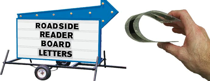 Roadside Readerboard Letters - Flex Letters