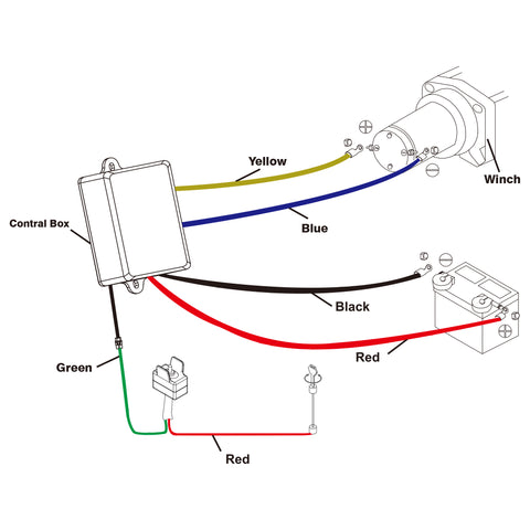 3000LBS WINCH WIRING DIAGRAM