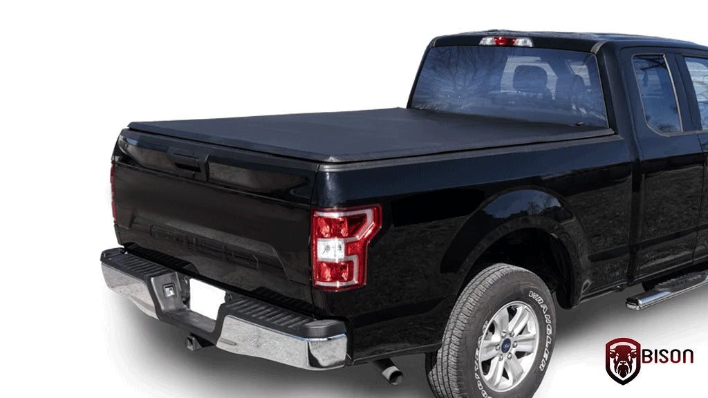 Nissan TITAN Soft TriFold Tonneau Cover Bison Tonneau Covers