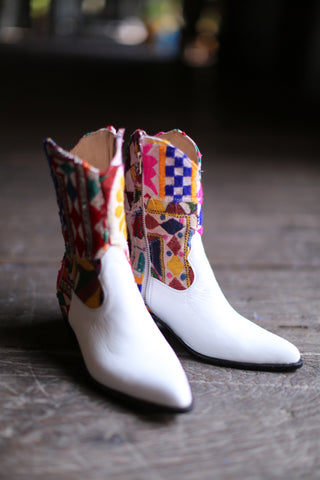 The Embroidered Patchwork Boot Giva 
