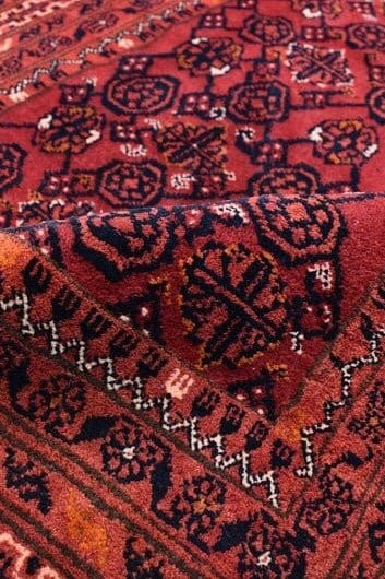 2x3 Brown Afghan Rug, Small Area Rugs 3x5 4x6 Tribal Turkmen Vintage O –  Fame