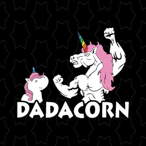 Download Dadacorn Svg Dadacorn Unicorn Svg Daddy Unicorn Svg Unicorn Dad Svg Buydesigntshirt