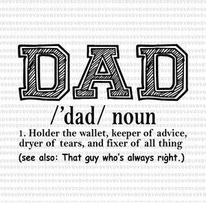 Download Dad Noun Svg Dad Noun Png Father S Day Svg Father Day Png Father D Buydesigntshirt