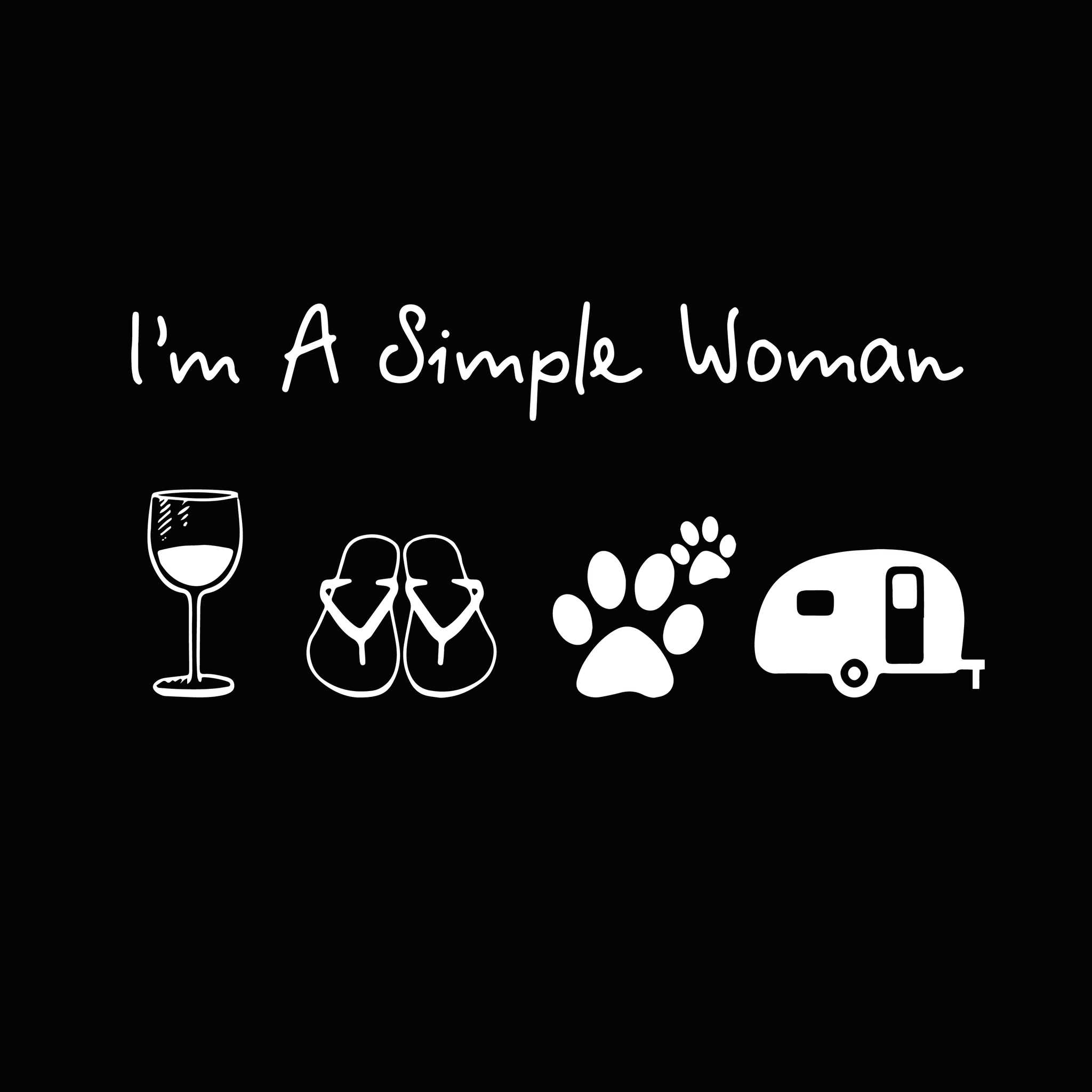 I M A Simple Woman Svg I M A Simple Woman Mother S Day Svg Mother D Buydesigntshirt