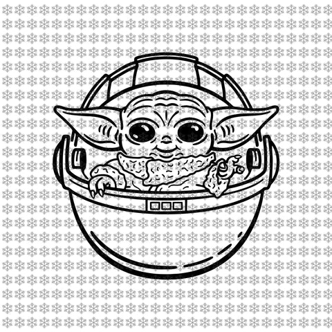 Download Vector Line Art Vector Baby Yoda - installingcturingtonet81280